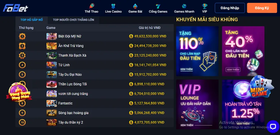 Khuyến Mãi Đặc Biệt với Winbet Code